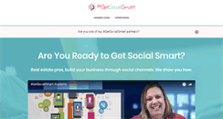 Desktop Screenshot of getsocialsmart.com