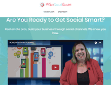 Tablet Screenshot of getsocialsmart.com